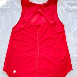 SOLD Lululemon Red Swiftly Tech Racer Back Tank